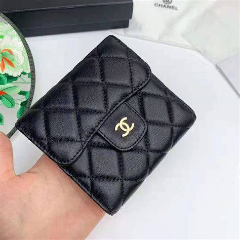 small wallets for women chanel|authentic chanel small wallet.